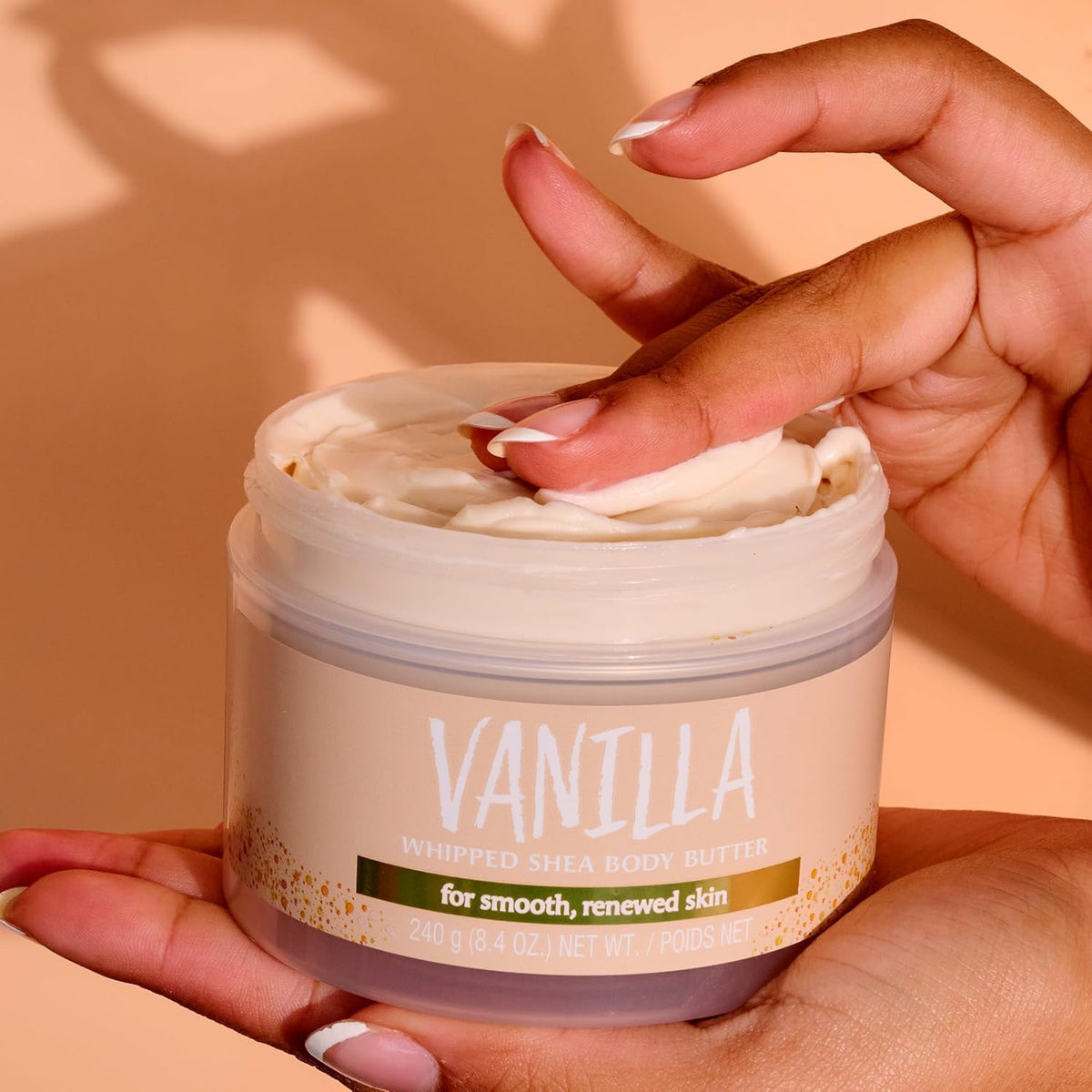 Tree Hut product label and ingredient list highlighting clean formulation
