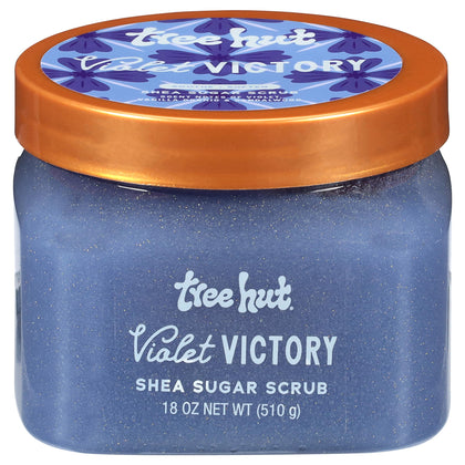 Tree Hut front jar showing violet victory packaging and appeal