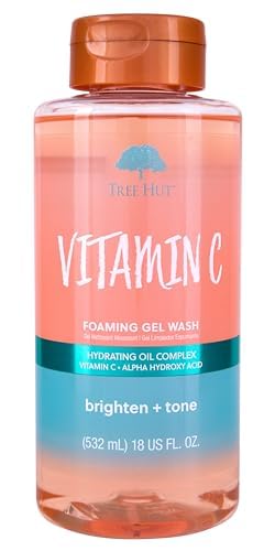 Tree Hut wash poured into hand showing silky texture and hydrating feel