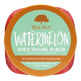 Tree Hut label close-up showing key ingredients and transparency benefit