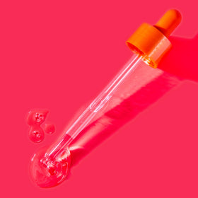 Tree Hut serum texture drop on skin showing lightweight absorption benefit