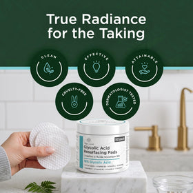 Tree of Life Beauty pads on bathroom counter in lifestyle scene for everyday routine