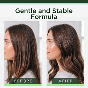 Tree of Life Beauty mist dispersing on hair to add volume and light conditioning