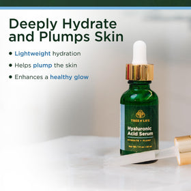 Tree of Life product label showing active ingredients and dermatologist-tested claim