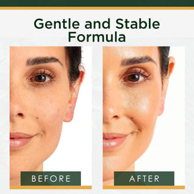 Tree of Life serum texture poured on hand showing lightweight, fast-absorbing feel