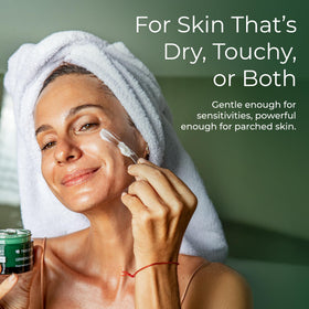 Tree To Tub jar open revealing creamy texture for fast hydration
