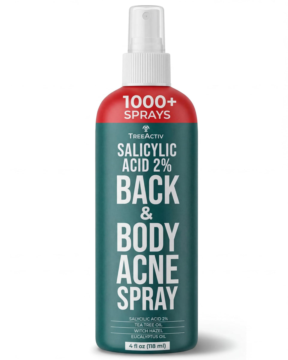 TreeActiv front packaging showing bottle and label, convenient fast-drying benefit