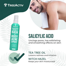 TreeActiv bottle inside a gym bag with towel, ideal for post-exercise use benefit