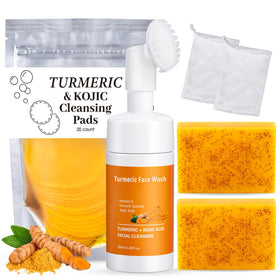Treeroot front packaging showing full 4-piece turmeric cleansing kit benefits