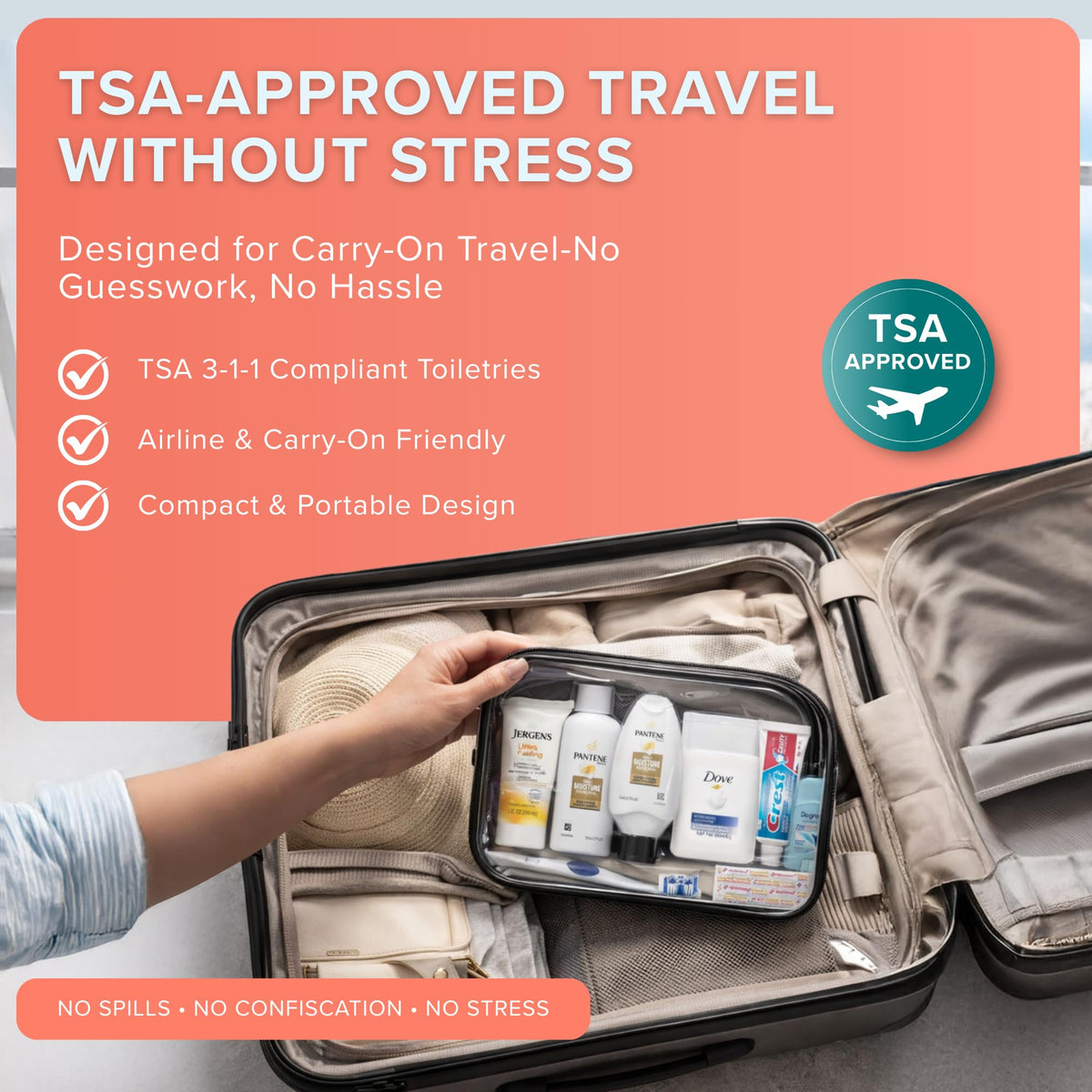TREKTOTE bandages and toiletry wipe grouped for basic first-aid convenience