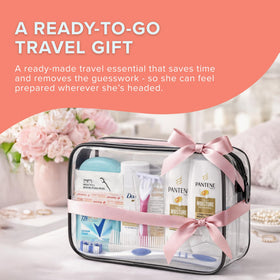 TREKTOTE reusable zip pouch open to show arrangement and spill protection