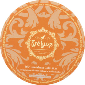 Treluxe product in hand to show 8 oz scale and portability for travel-friendly styling
