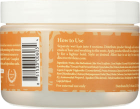 Treluxe texture close-up of creamy styling crème illustrating smooth, spreadable formula