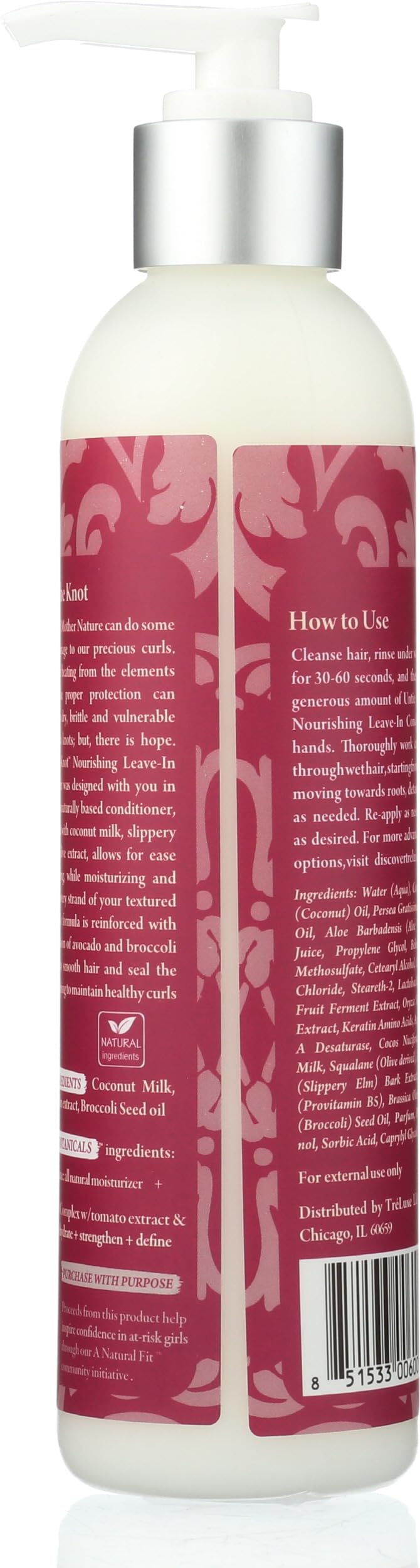 Treluxe pump dispensing conditioner illustrating control and easy use