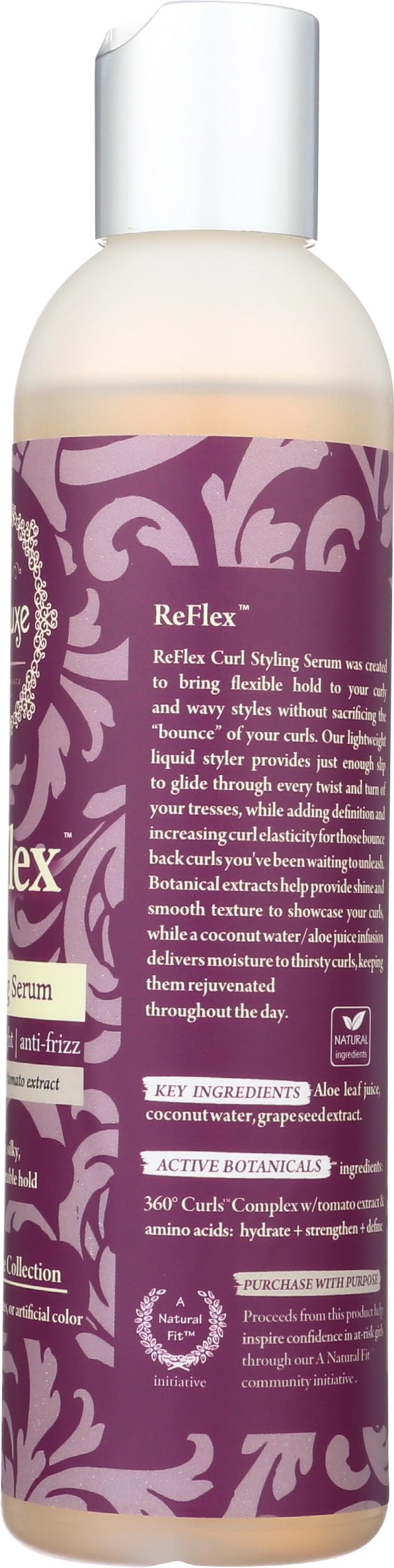 Treluxe before and after curl comparison showing enhanced definition and reduced frizz