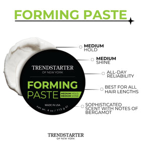 TRENDSTARTER paste on hands demonstrating easy application and spreadability