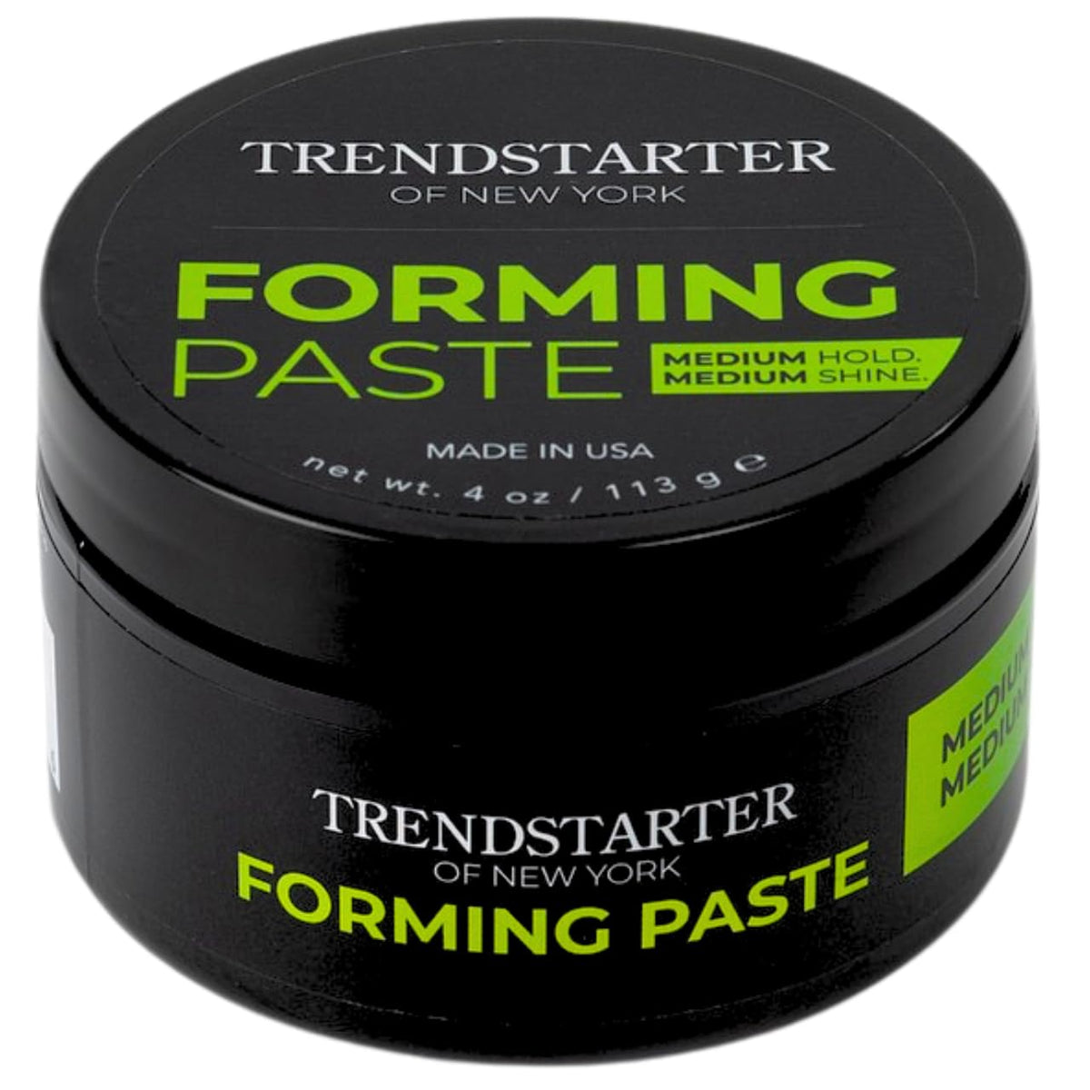 TRENDSTARTER front jar showing label and product benefits