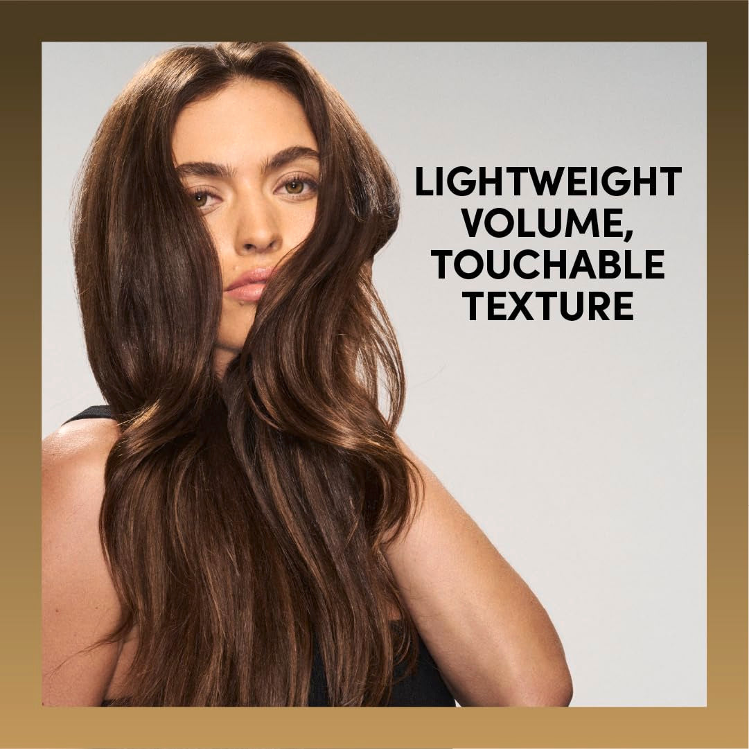 TRESemmé A-List lift at roots demonstrating added volume and hold