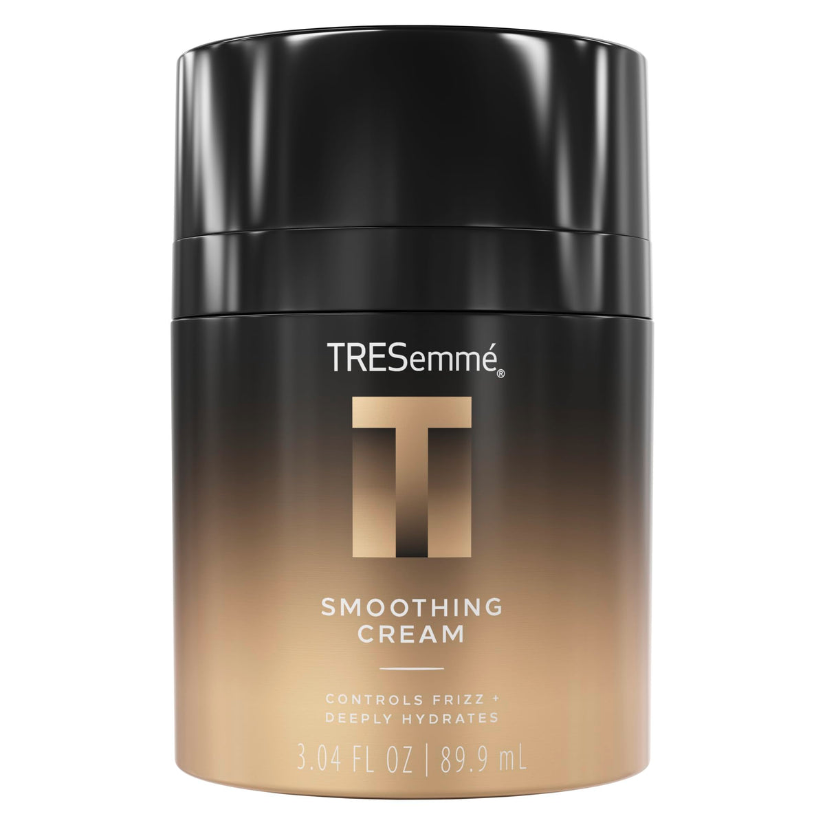 TRESemmé front packaging showing sleek tube and product name with polished look benefit