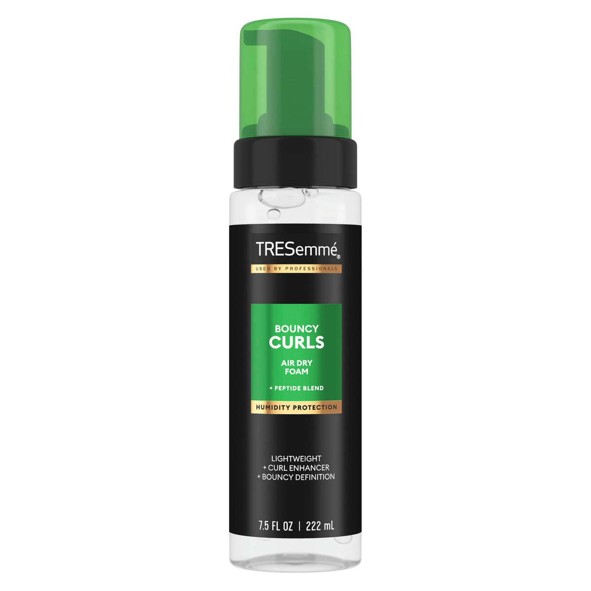 TRESemmé front packaging showing product and benefits