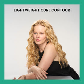 TRESemmé before and after curls showing improved shape and reduced frizz