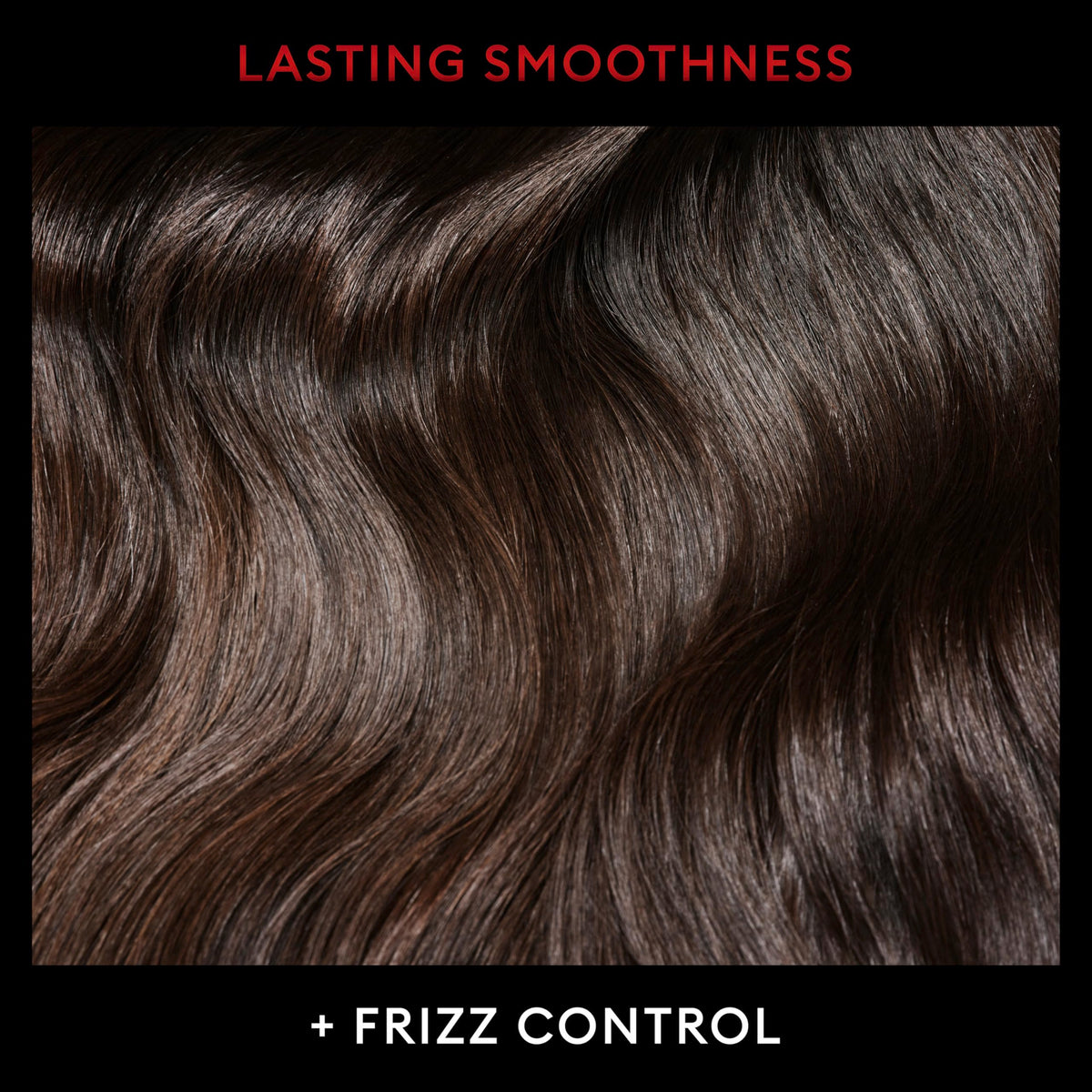 TRESemmé before and after image highlights frizz control benefit
