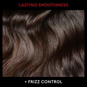 TRESemmé before and after image highlights frizz control benefit