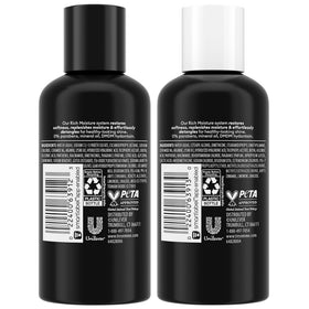 TRESemmé close-up label highlighting hyaluronic acid benefit for hydration