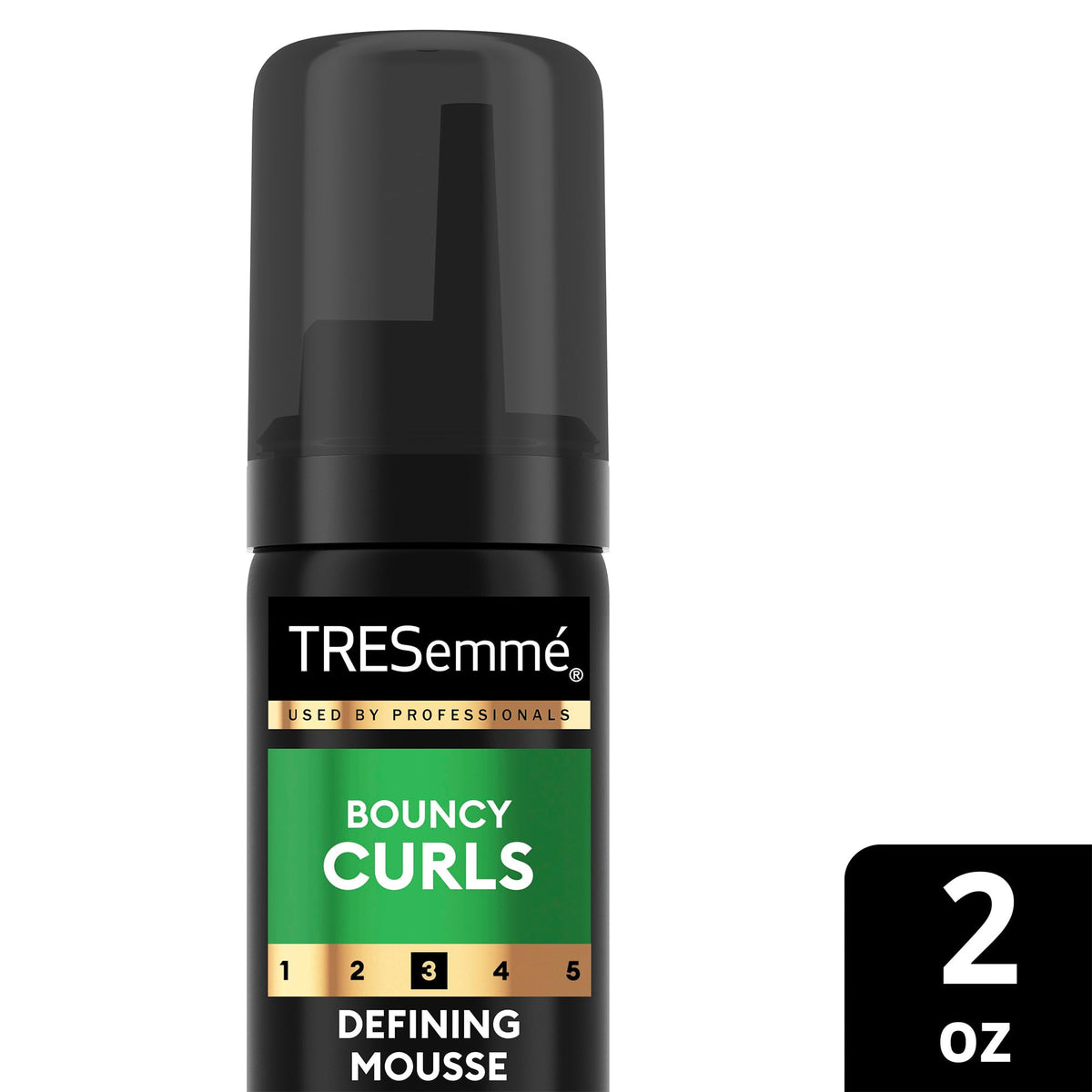 TRESemmé six-pack beside toiletry bag highlighting convenience for travel