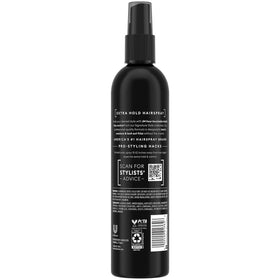 TRESemmé close-up of non-aerosol pump detail highlighting precise, controlled application