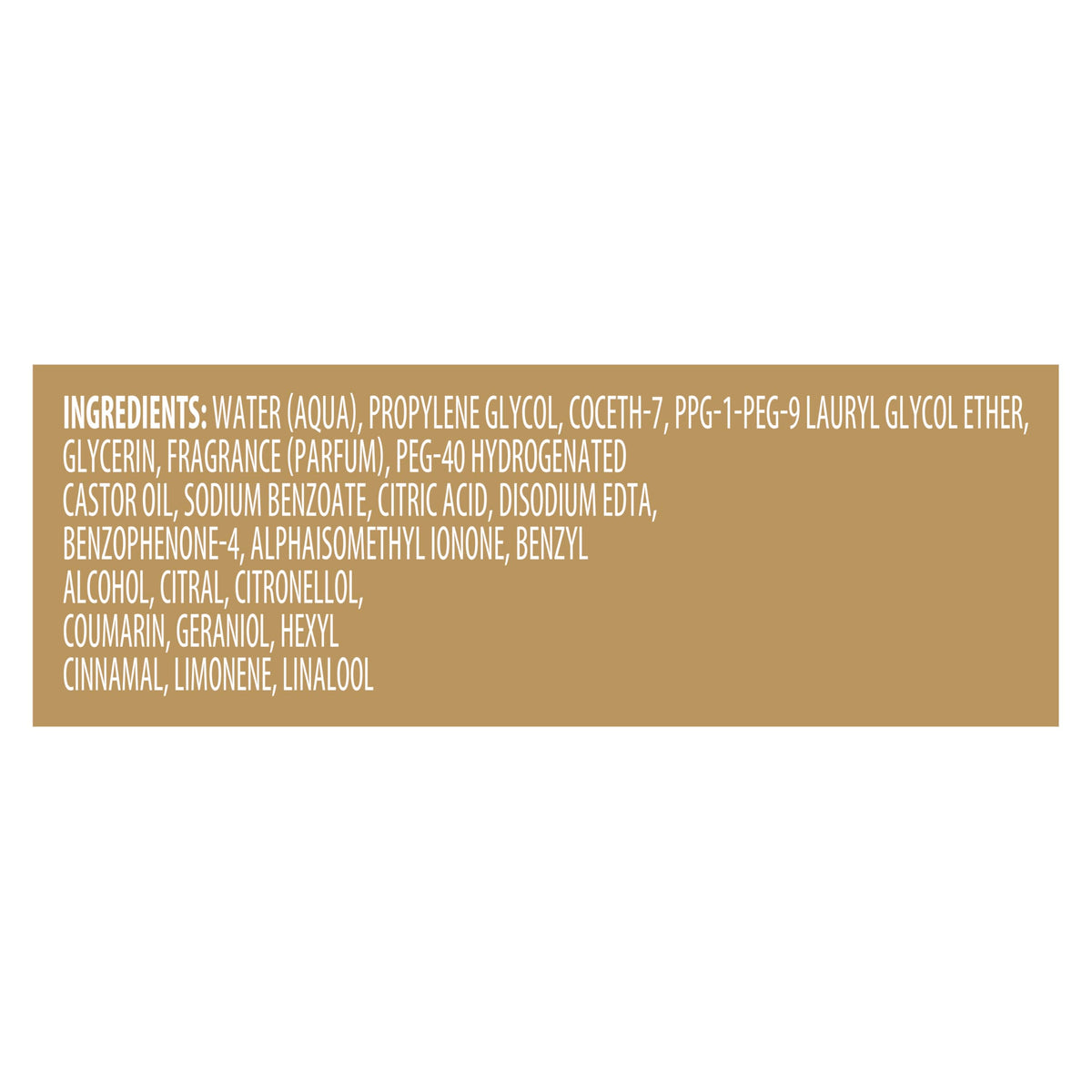 TRESemmé PETA badge close-up indicating cruelty-free standard and ethical benefit