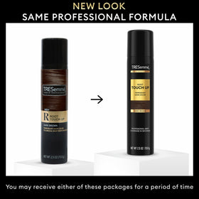 TRESemmé close-up of hair finish after spray, highlighting natural-looking coverage benefit