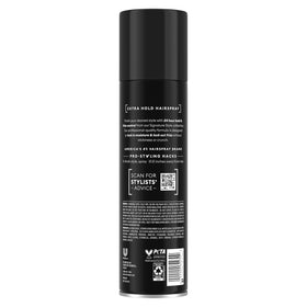TRESemmé aerosol nozzle detail for precise, even product delivery