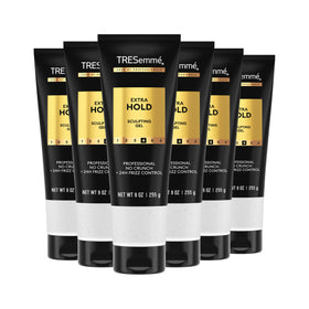 TRESemmé front packaging showing six 9 oz tubes and professional branding for value