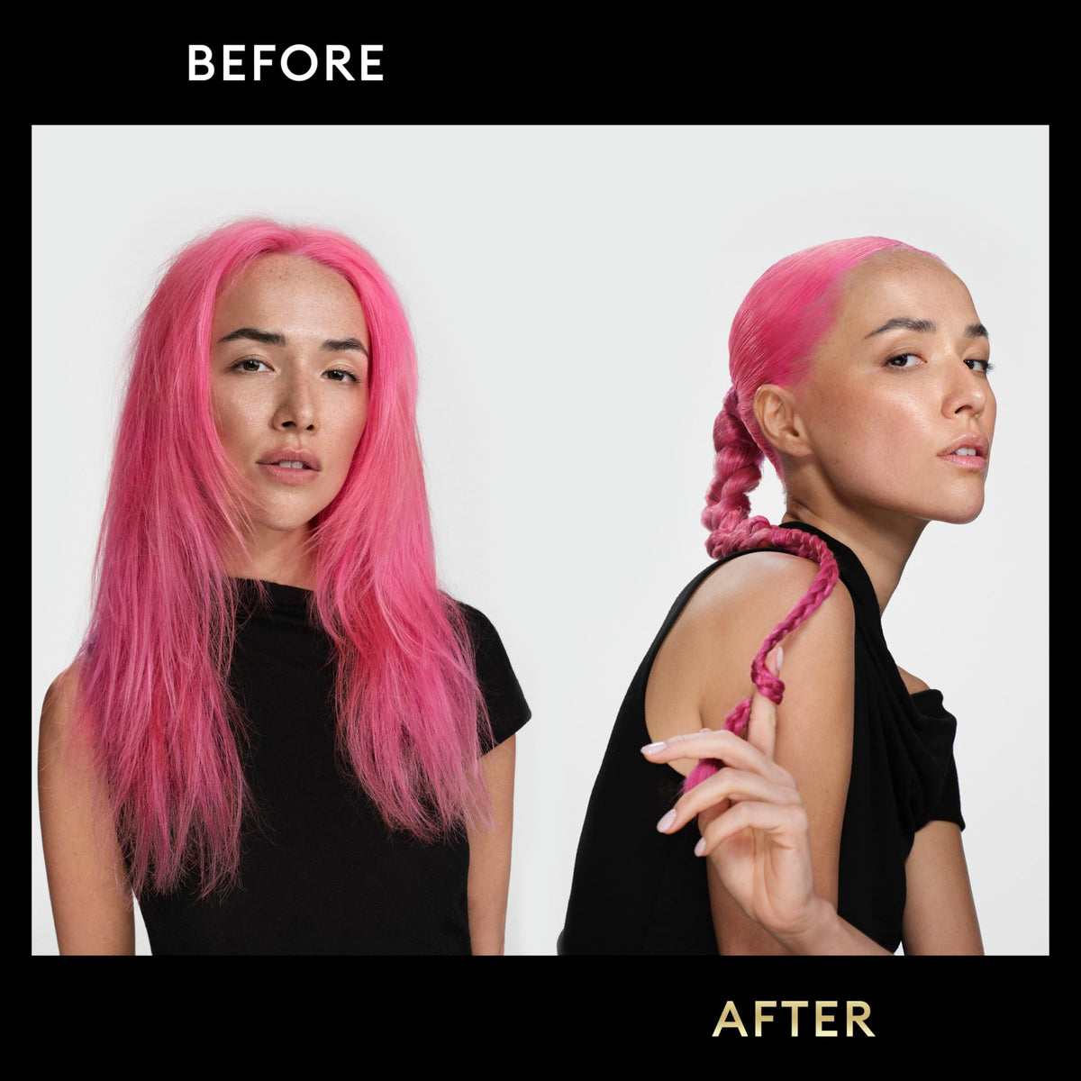TRESemmé used outdoors resisting humidity for frizz protection