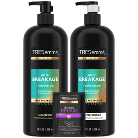 TRESemmé front packaging showing set contents and benefits