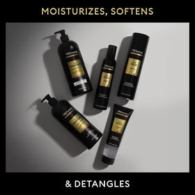 TRESemmé ingredients label close view highlighting vitamins and strengthening