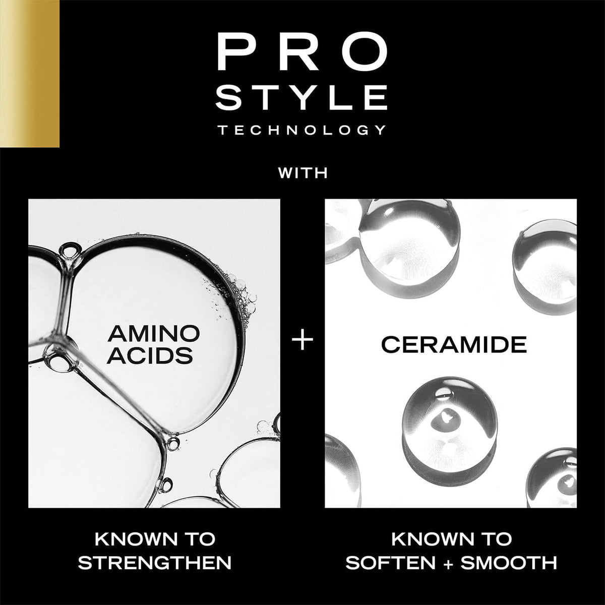 TRESemmé ingredient label close-up highlighting vitamin and biotin benefits