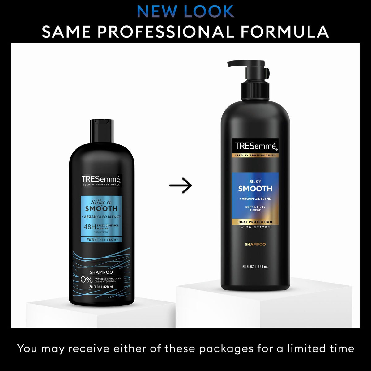 TRESemmé shampoo lather close‑up showing smooth texture for frizz control
