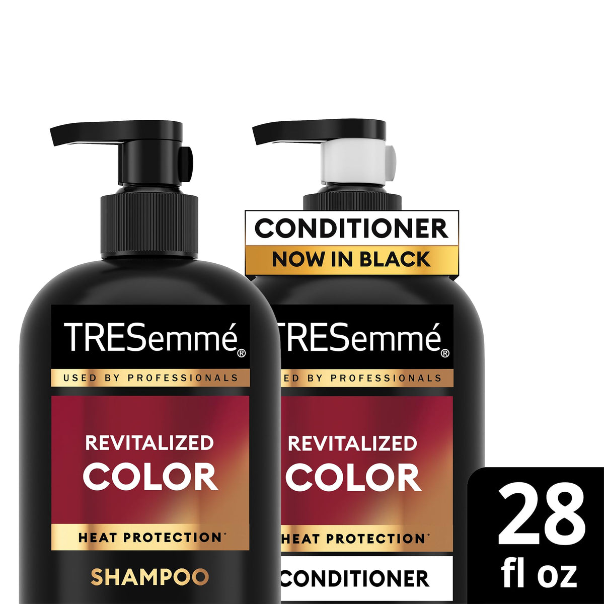 TRESemmé on bathroom shelf lifestyle shot suggesting daily routine