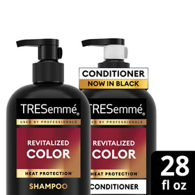 TRESemmé on bathroom shelf lifestyle shot suggesting daily routine