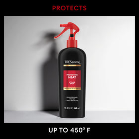 TRESemmé held in hand demonstrates portable size and convenience