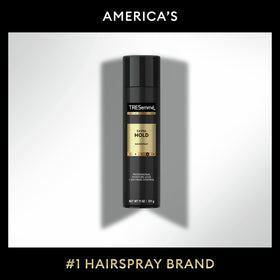 TRESemmé spray mist closeup demonstrating fine coverage and control