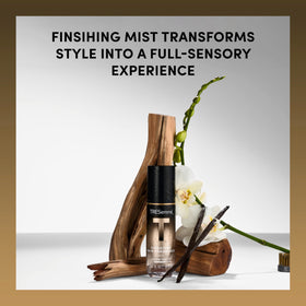 TRESemmé spray mist texture visible to show lightweight coverage and non-wetting benefit