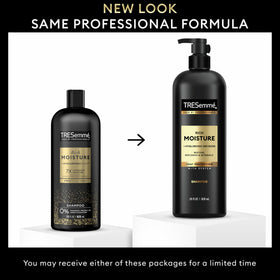 TRESemmé creamy shampoo texture dispensing for detangling and smoothness