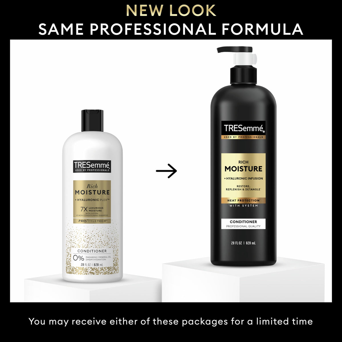 TRESemmé creamy conditioner texture showing rich hydration