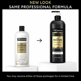TRESemmé creamy conditioner texture showing rich hydration