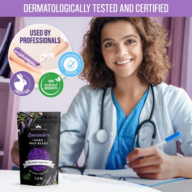 Tress Wellness on bathroom vanity set illustrating at-home salon convenience
