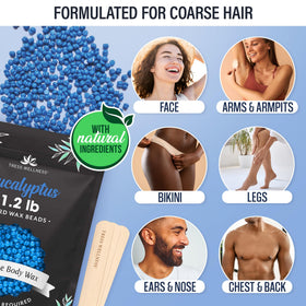Tress Wellness melted beads in a wax pot demonstrating melt consistency and controlled heat use