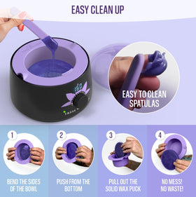 Tress Wellness large and small silicone spatulas detail showing precise application benefit